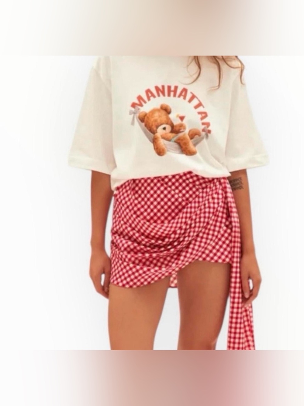 Alice K Gingham Venus Skort Sz XS